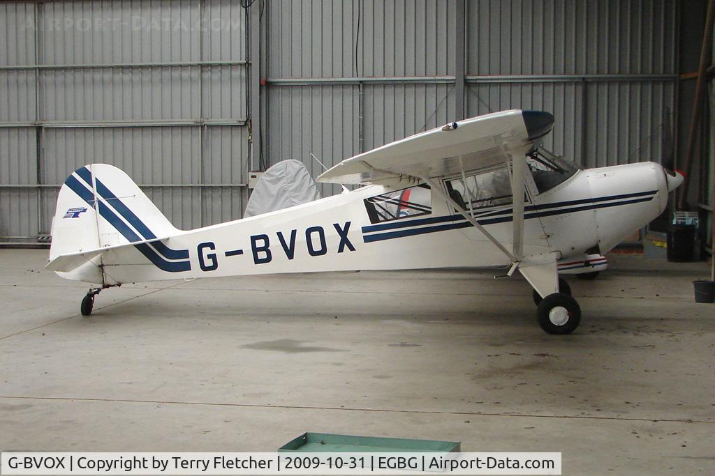 G-BVOX, Taylorcraft F-22 C/N 2208, Resident Taylorcraft F-22 at Leicester on the All Hallows Day Fly-in