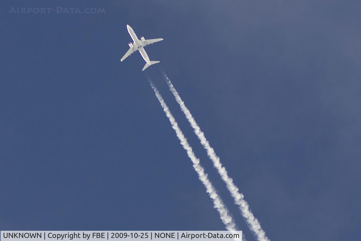 UNKNOWN, Contrails Various C/N Unknown, Eurocypria B737-8Q8 cruising high