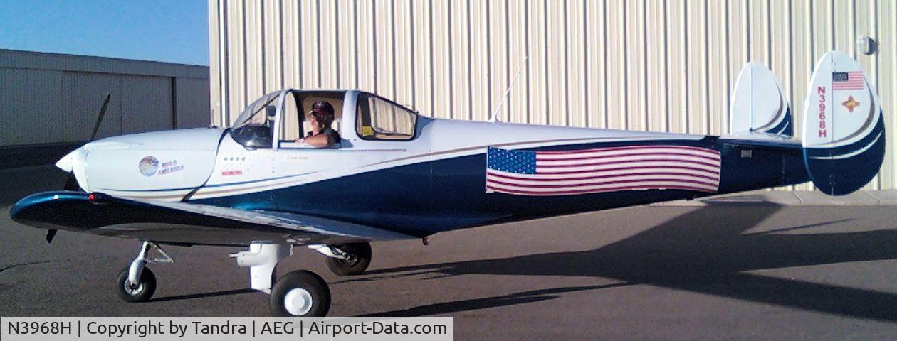N3968H, 1947 Erco 415CD Ercoupe C/N 4669, Leaving for Casa Grande