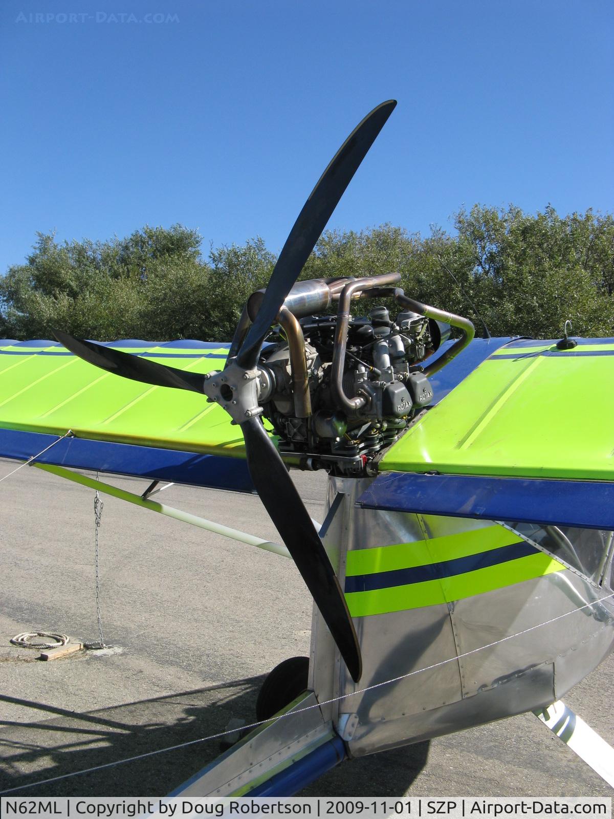 N62ML, Rans S-12 Airaile C/N 03960701, 2008 Lockhart RANS S-12 AIRAILE, Rotax pusher, three=blade pusher prop