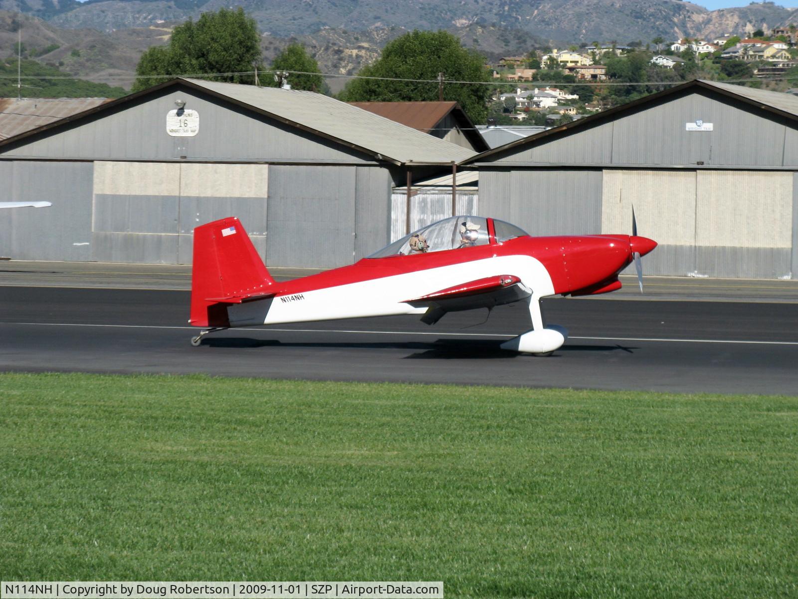 N114NH, Vans RV-8 C/N 82137, 2007 Davis VAN's RV-8, Superior XP-360 180 Hp, landing roll Rwy 04