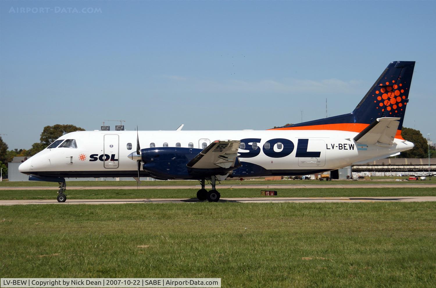 LV-BEW, 1989 Saab SF340A C/N 340A-150, SABE