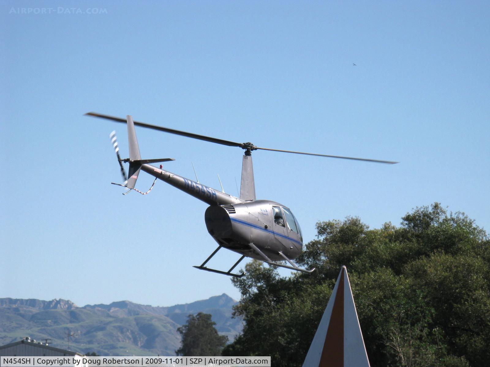 N454SH, 2005 Robinson R44 II C/N 10672, 2005 Robinson R-44 RAVEN II, Lycoming IO-540-AE1AS derated to 245 Hp for 5 minutes, 205 Hp continuous, departure climb