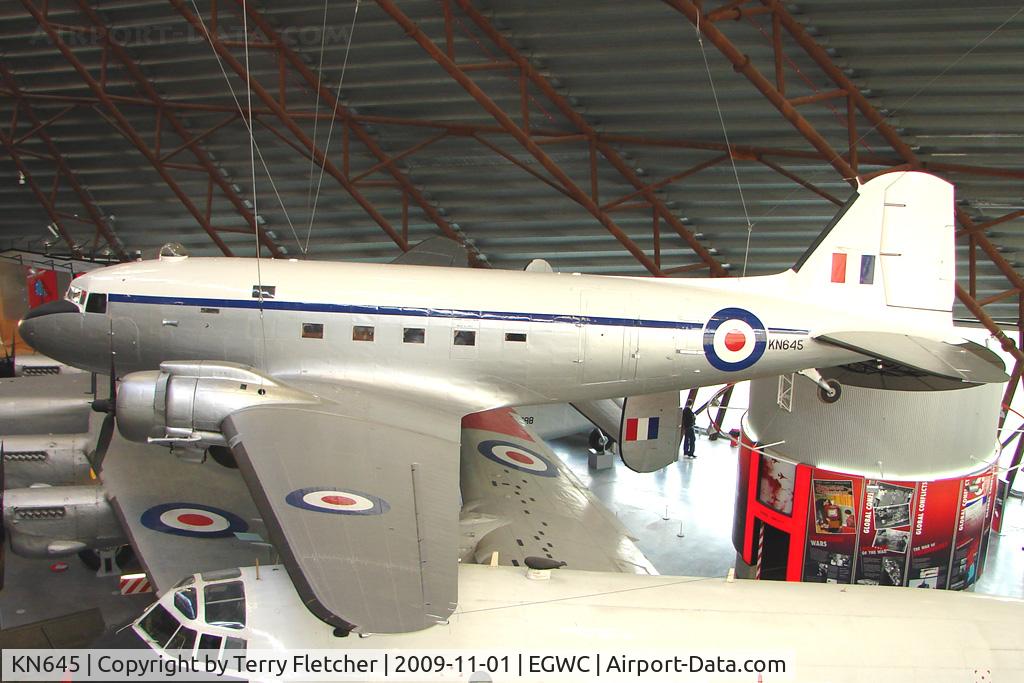 KN645, 1944 Douglas Dakota C.4 C/N 16587 / 33335, exhibited at the RAF Museum at Cosford