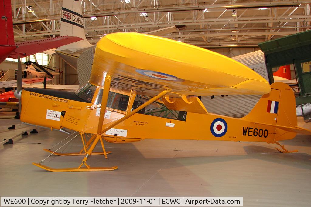 WE600, Auster C-4 Auster T7 Antarctic C/N Not found WE600, exhibited at the RAF Museum at Cosford