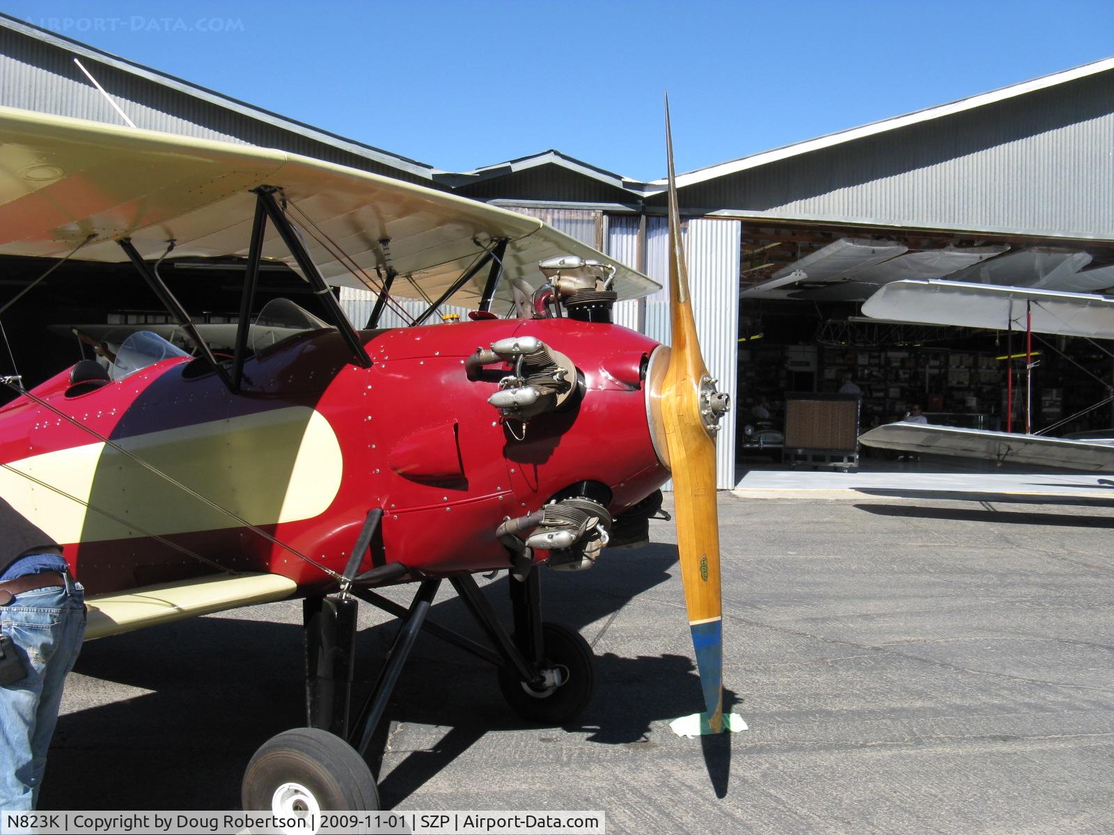 N823K, 1993 Great Lakes 2T-1A Sport Trainer C/N 1020, 1993 Ball GREAT LAKES 2T-1AK as NX823K, Kinner R 56 five cylinder radial, 160 Hp modified for fuel injection, wood prop