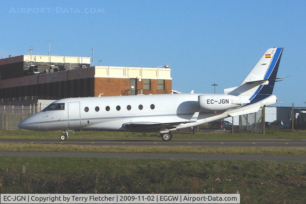 EC-JGN, 2004 Gulfstream Aerospace G200 C/N 103, Spanish G200 at Luton
