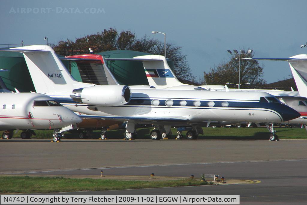 N474D, 2001 Gulfstream Aerospace G-IV C/N 1445, G1159C at Luton