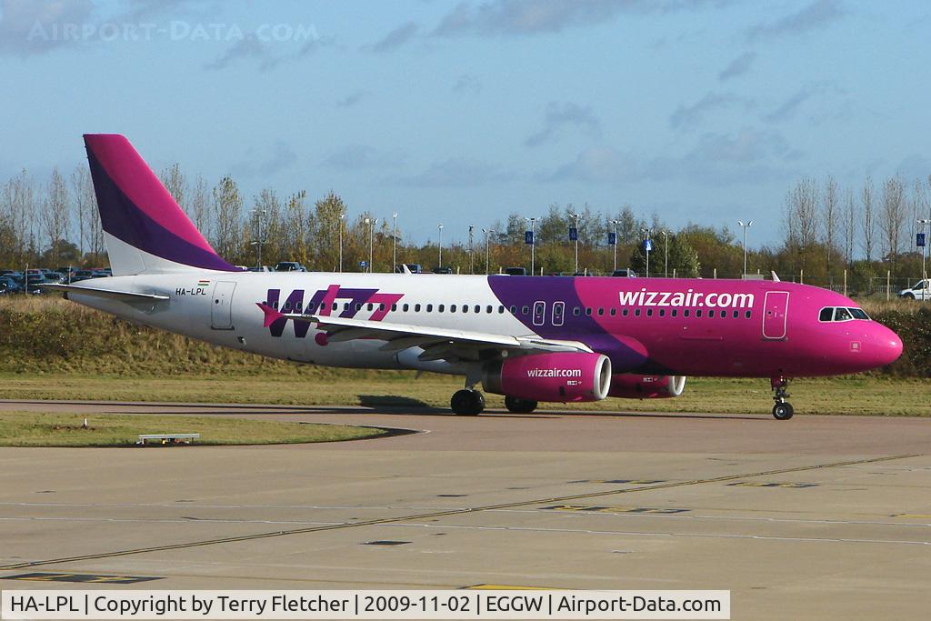 HA-LPL, 2007 Airbus A320-232 C/N 3166, Wizz Air A320 at Luton