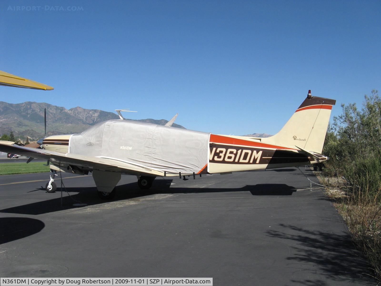 N361DM, 1975 Beech A36 Bonanza 36 C/N E-670, 1975 Beech A36 BONANZA, Continental IO-520-BA 285 Hp, tri-blade prop