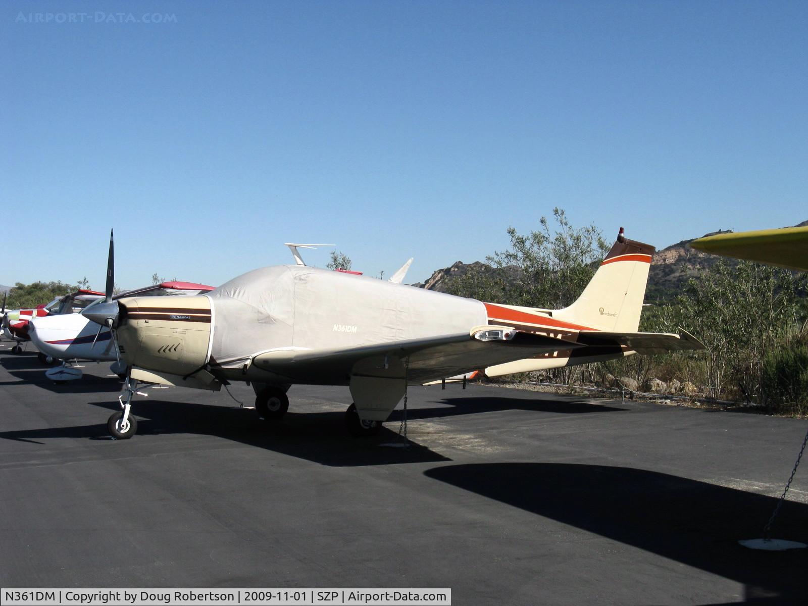 N361DM, 1975 Beech A36 Bonanza 36 C/N E-670, 1975 Beech A36 BONANZA, Continental IO-520-BA 285 Hp, tri-blade prop