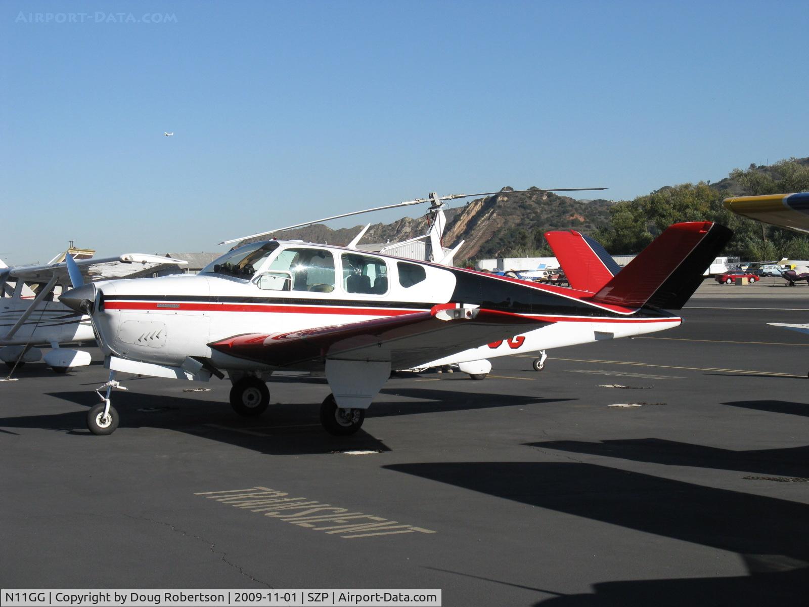 N11GG, 1959 Beech M35 Bonanza C/N D-6184, 1959 Beech M35 BONANZA, Continental IO-470-C 250 Hp