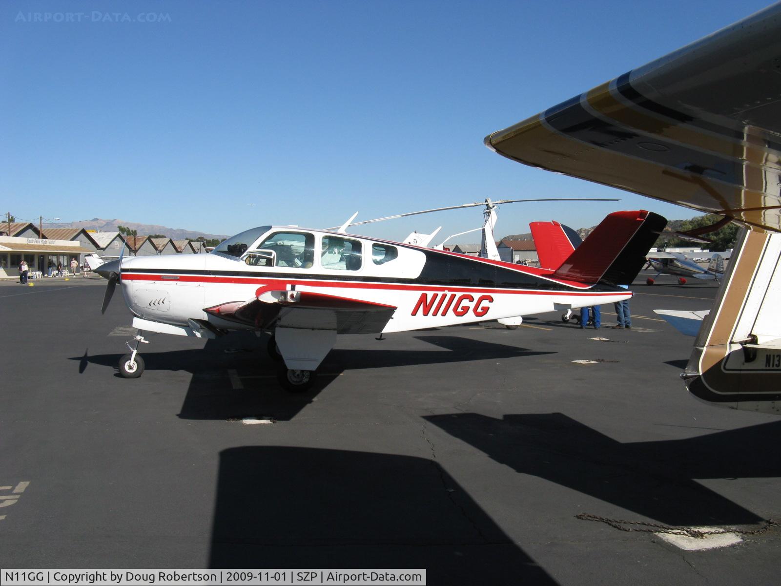 N11GG, 1959 Beech M35 Bonanza C/N D-6184, 1959 Beech M35 BONANZA, Continental IO-470-C 250 Hp