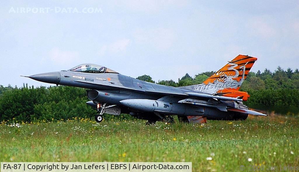FA-87, SABCA F-16AM Fighting Falcon C/N 6H-87, Belgium Air Force