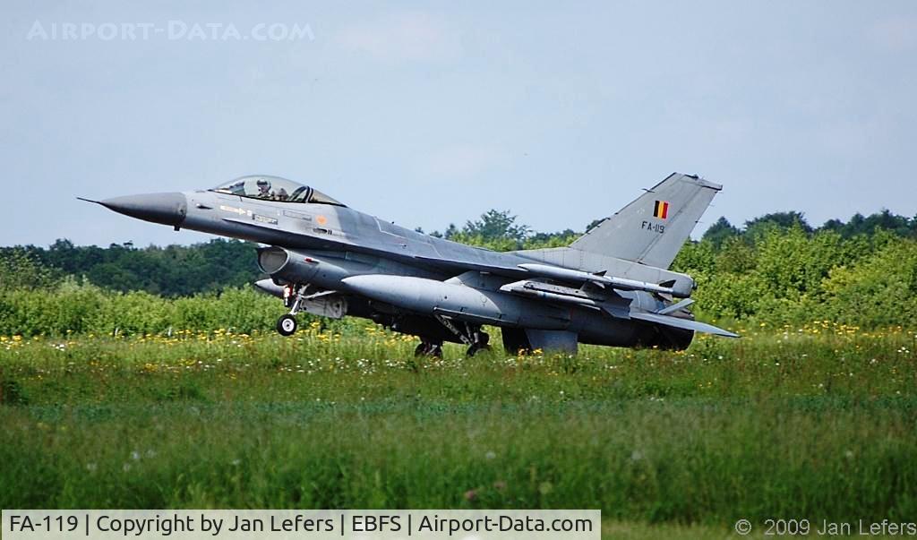 FA-119, SABCA F-16AM Fighting Falcon C/N 6H-119, Belgium Air Force