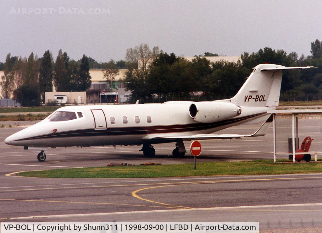 VP-BOL, Gates Learjet 55 C/N 55-022, Parked at the General Aviation area...
