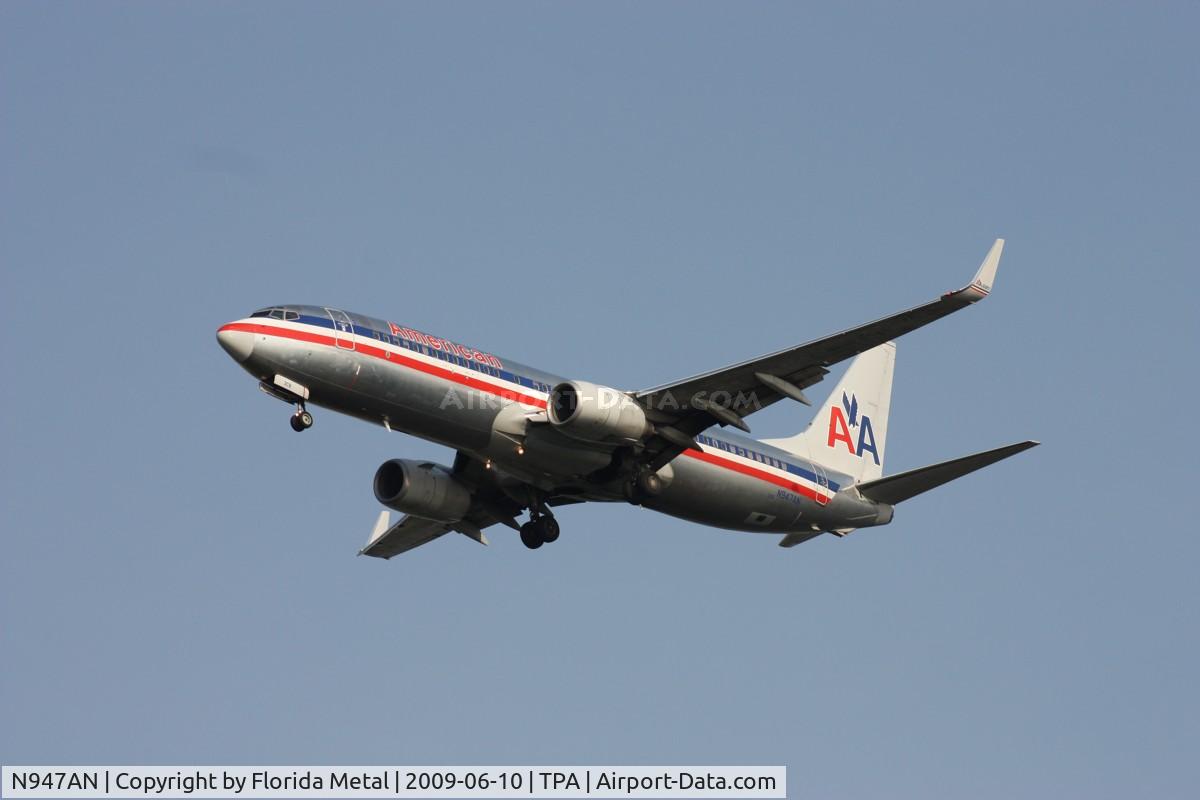 N947AN, 2000 Boeing 737-823 C/N 29536, American 737-800
