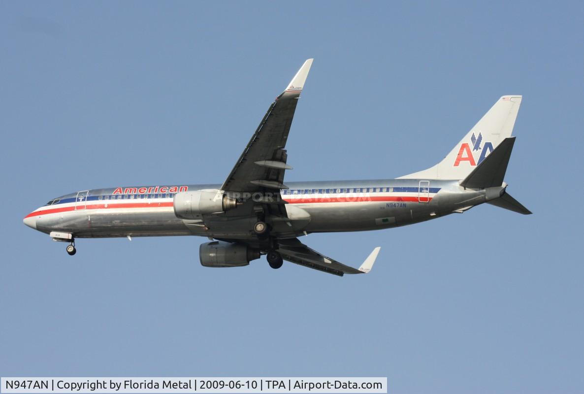 N947AN, 2000 Boeing 737-823 C/N 29536, American 737-800