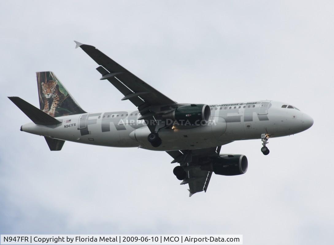 N947FR, 2006 Airbus A319-111 C/N 2806, Frontier 