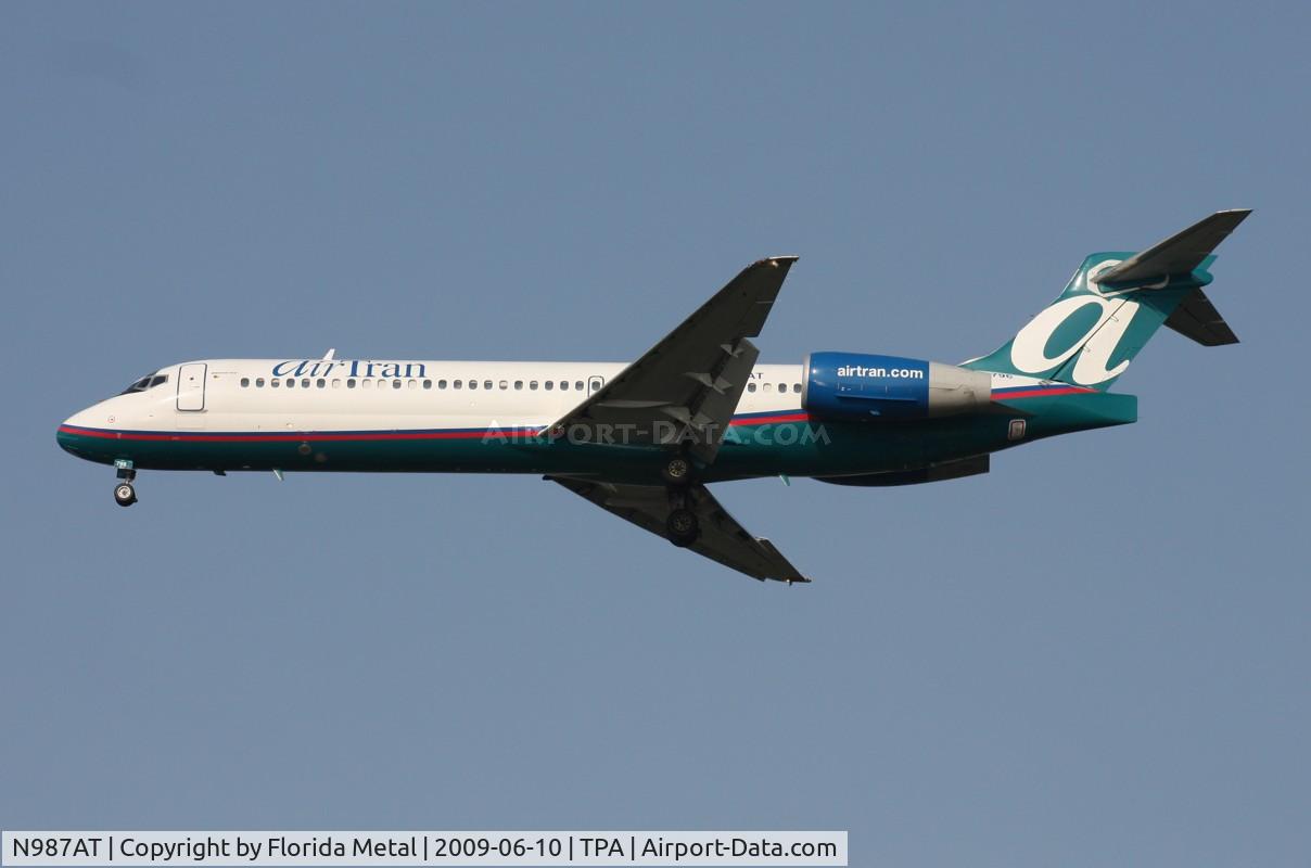 N987AT, 2001 Boeing 717-200 C/N 55088, Air Tran 717