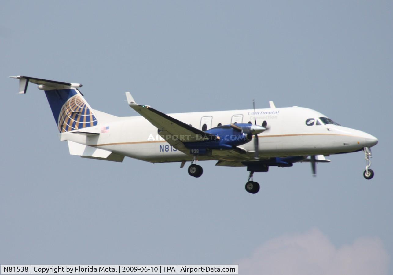 N81538, 1996 Beech 1900D C/N UE-199, Continental Connection B1900D