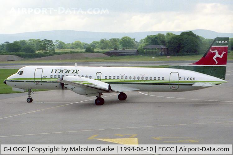 G-LOGC, 1989 British Aerospace ATP C/N 2017, British Aerospace BAE.ATP at Manchester.