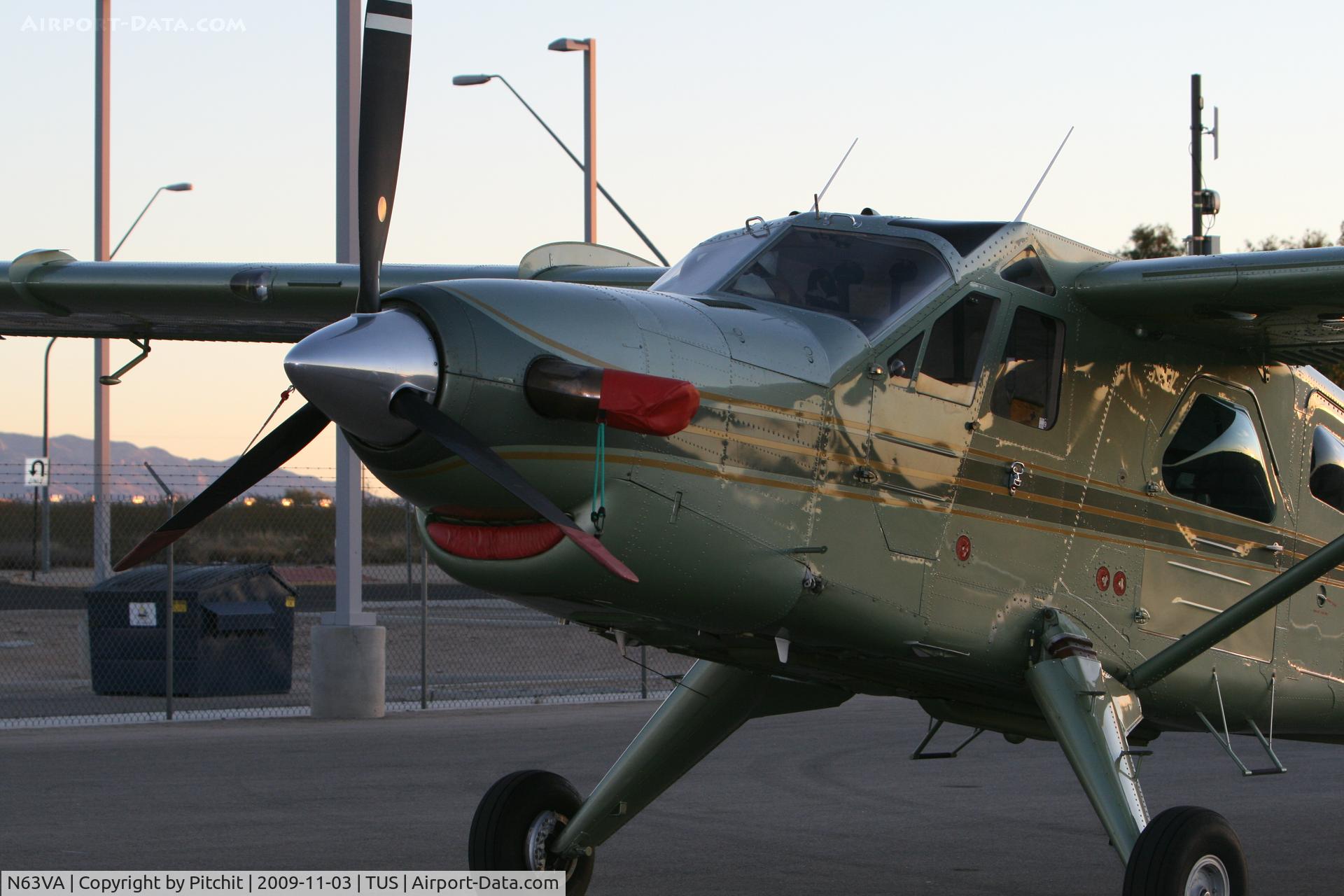 N63VA, 1955 De Havilland Canada DHC-2 Turbo Beaver Mk.3 C/N 850, While shooting photos of the Million Air hanger for JR Tuttle Co.