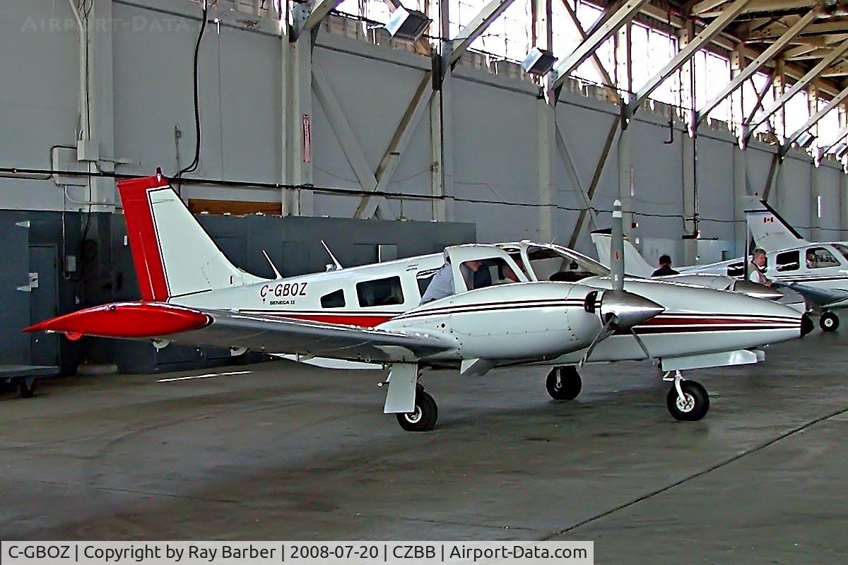 C-GBOZ, 1978 Piper PA-34-200T Seneca II C/N 34-7870340, Seen at its home base of Boundary Bay.