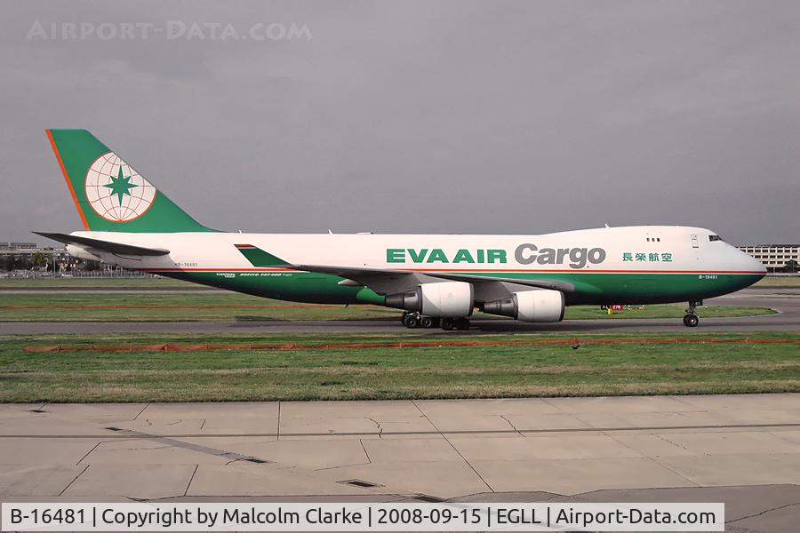 B-16481, Boeing 747-45EF (SCD) C/N 30607, Boeing 747-45EF taxying to stand at London Heathrow.