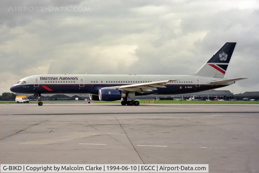 G-BIKD, 1982 Boeing 757-236 C/N 22175, Boeing 757-236 at Manchester Airport, UK.