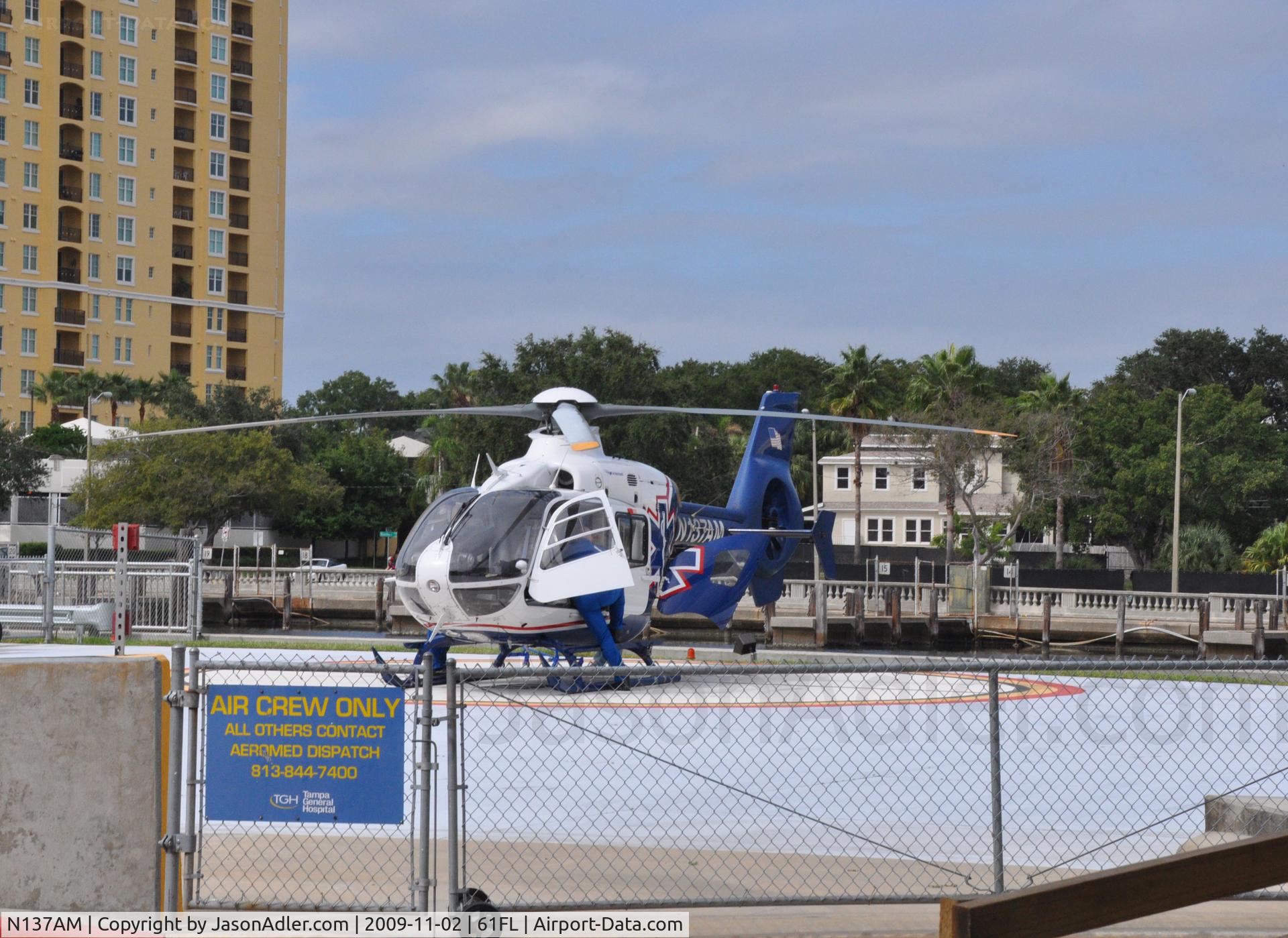 N137AM, 2004 Eurocopter EC-135P-2 C/N 0326, Tampa General Hospital