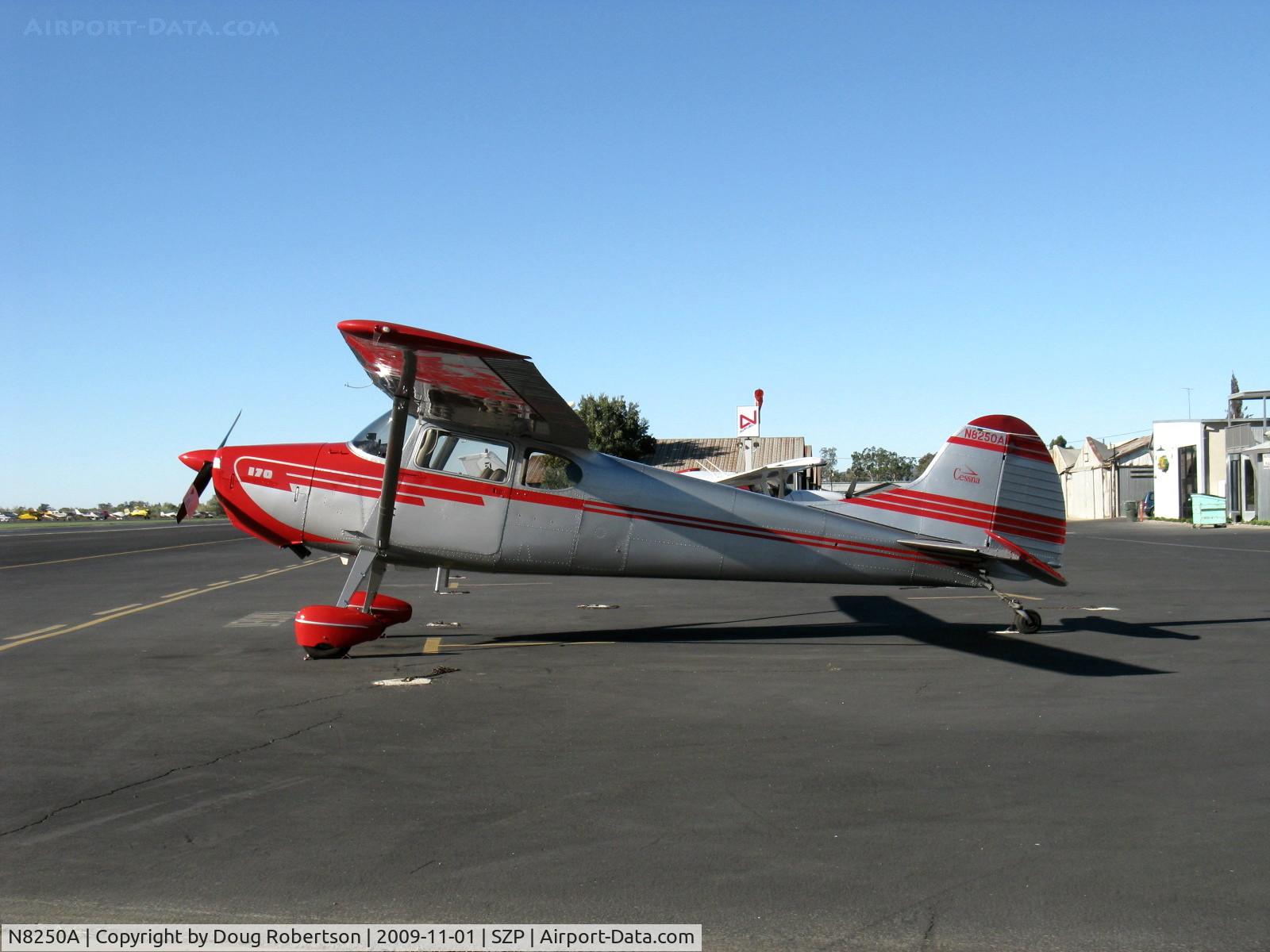 N8250A, 1952 Cessna 170B C/N 25102, 1952 Cessna 170B, Continental C-145-2 145 Hp