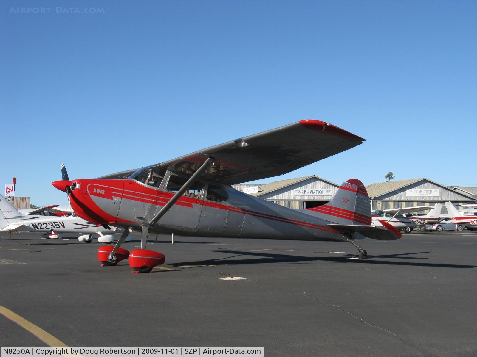 N8250A, 1952 Cessna 170B C/N 25102, 1952 Cessna 170B, Continental C-145-2 145 Hp