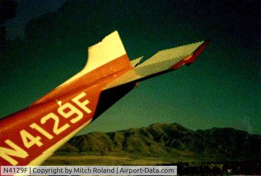 N4129F, 1958 Cessna 172 C/N 46029, Shortly after final flight on 27 Aug 1989