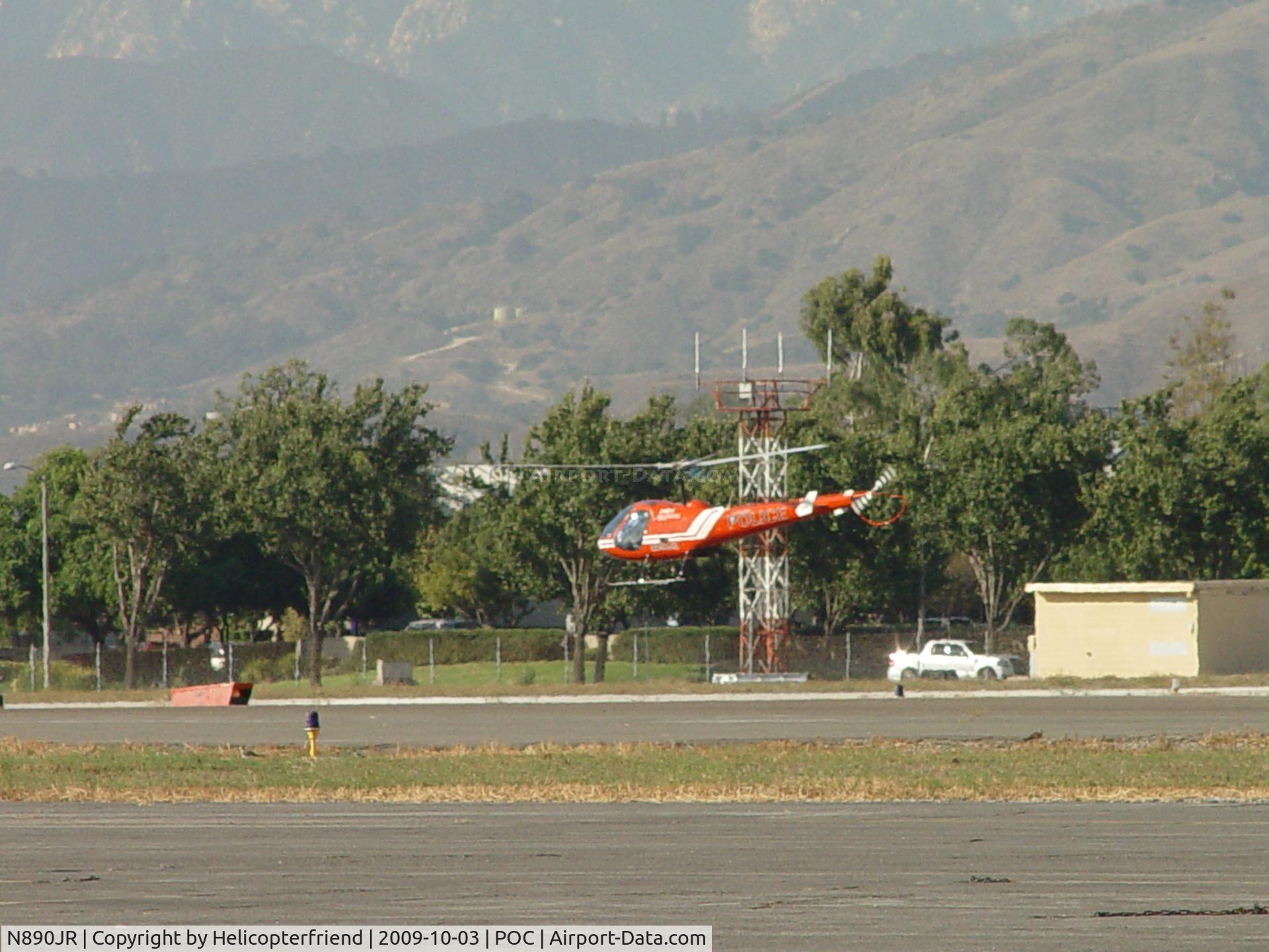 N890JR, Enstrom F-28F Falcon C/N 764, Take off after auto-rotation in training area northside of Brackett
