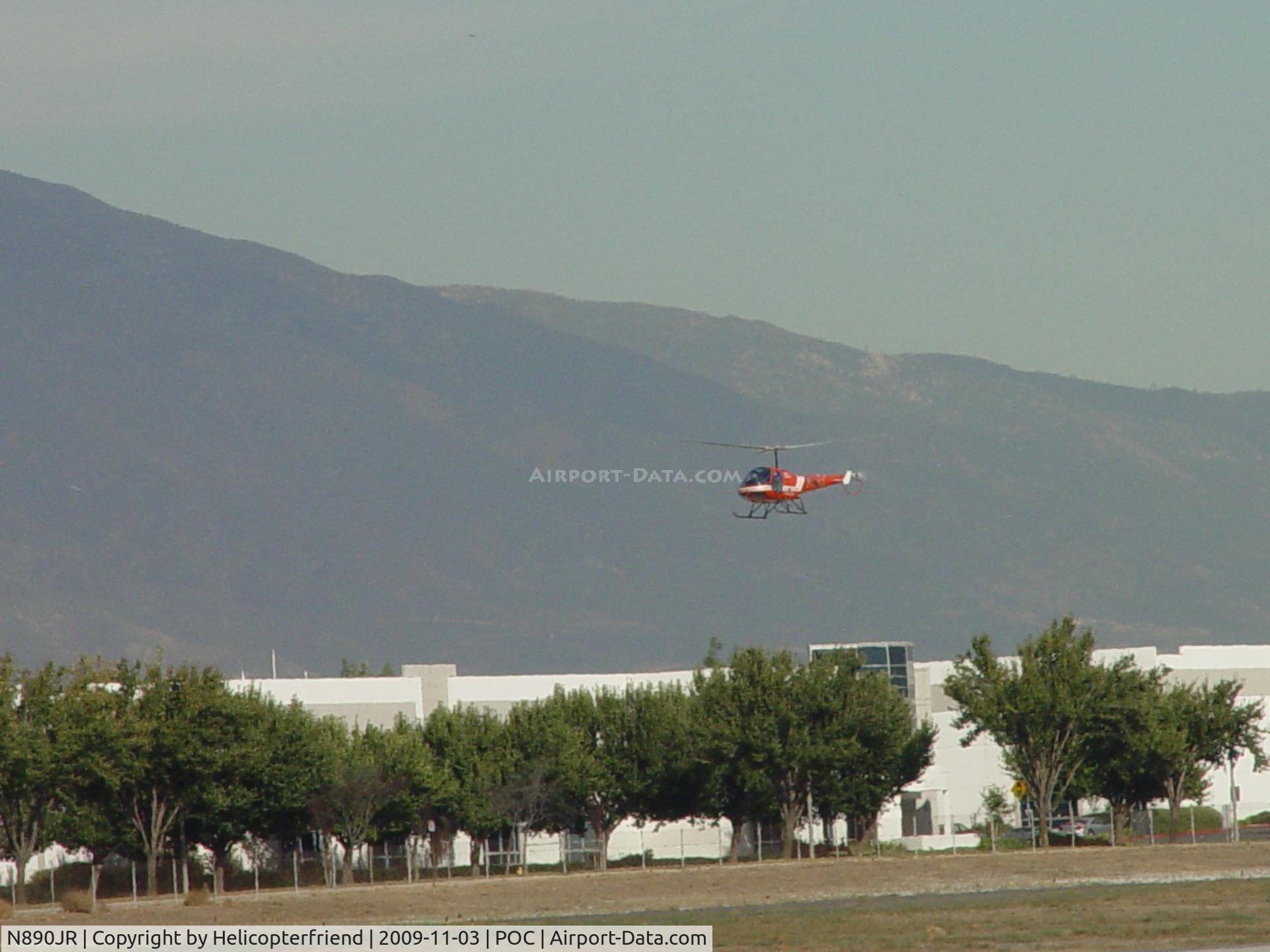 N890JR, Enstrom F-28F Falcon C/N 764, Westbound departure from training area