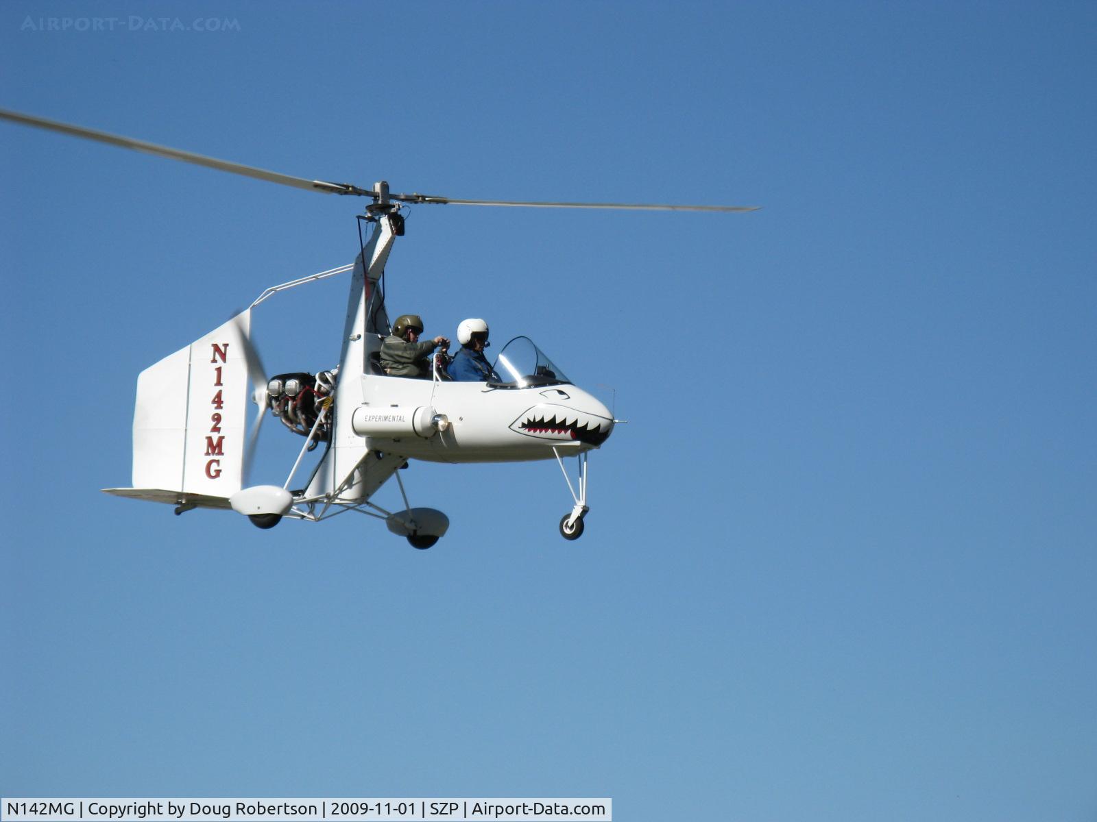 N142MG, 1999 Givans Mark E Predator C/N 1, 1999 Givans PREDATOR Powered Autogyro, Lycoming O-290-G 125 Hp pusher engine, tandem seating, Experimental class, landing Rwy 04