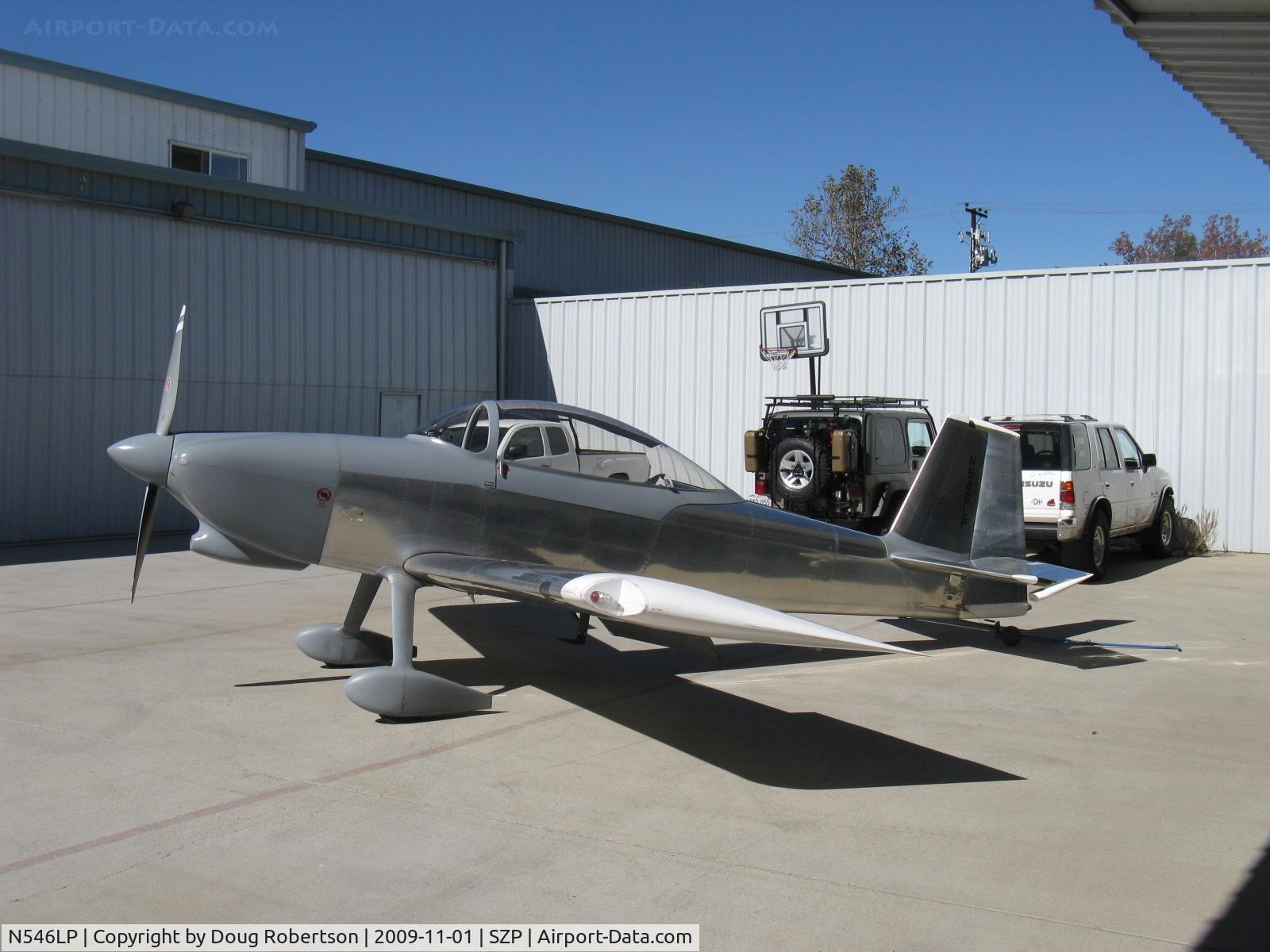 N546LP, Vans RV-8 C/N 82726, 2008 Obrien OBRIEN SPECIAL VAN's RV-8, Lycoming IO-360-EXP 180 Hp