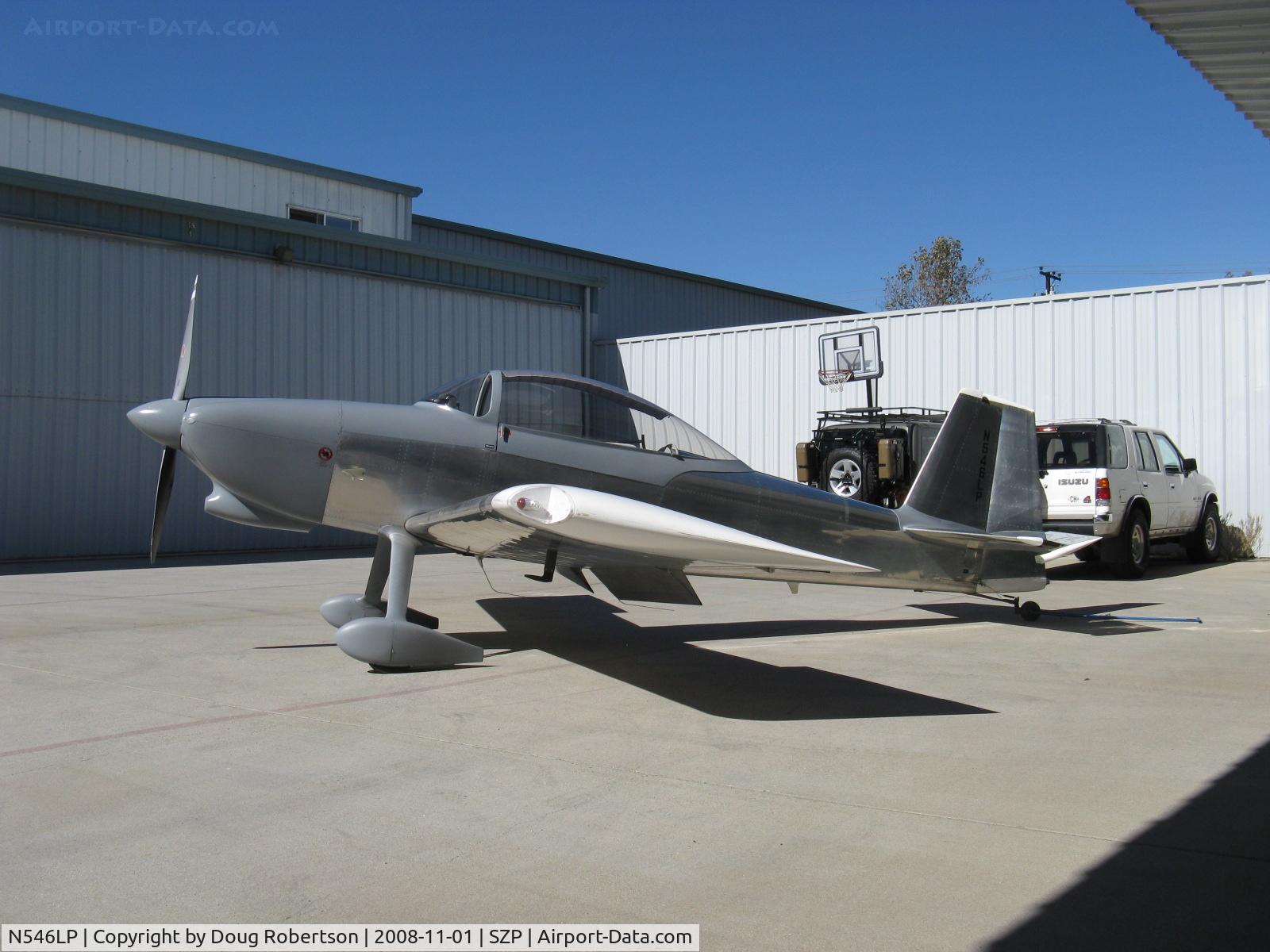 N546LP, Vans RV-8 C/N 82726, 2008 Obrien OBRIEN SPECIAL VAN's RV-8, Lycoming IO-360-EXP 180 Hp