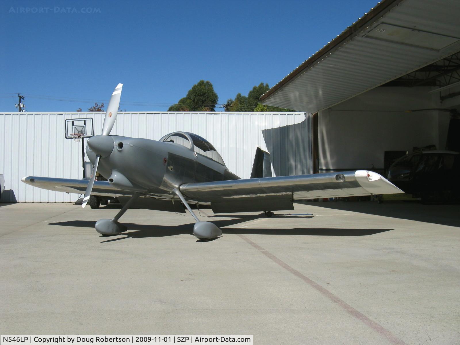 N546LP, Vans RV-8 C/N 82726, 2008 Obrien OBRIEN SPECIAL VAN's RV-8, Lycoming IO-360-EXP 180 Hp