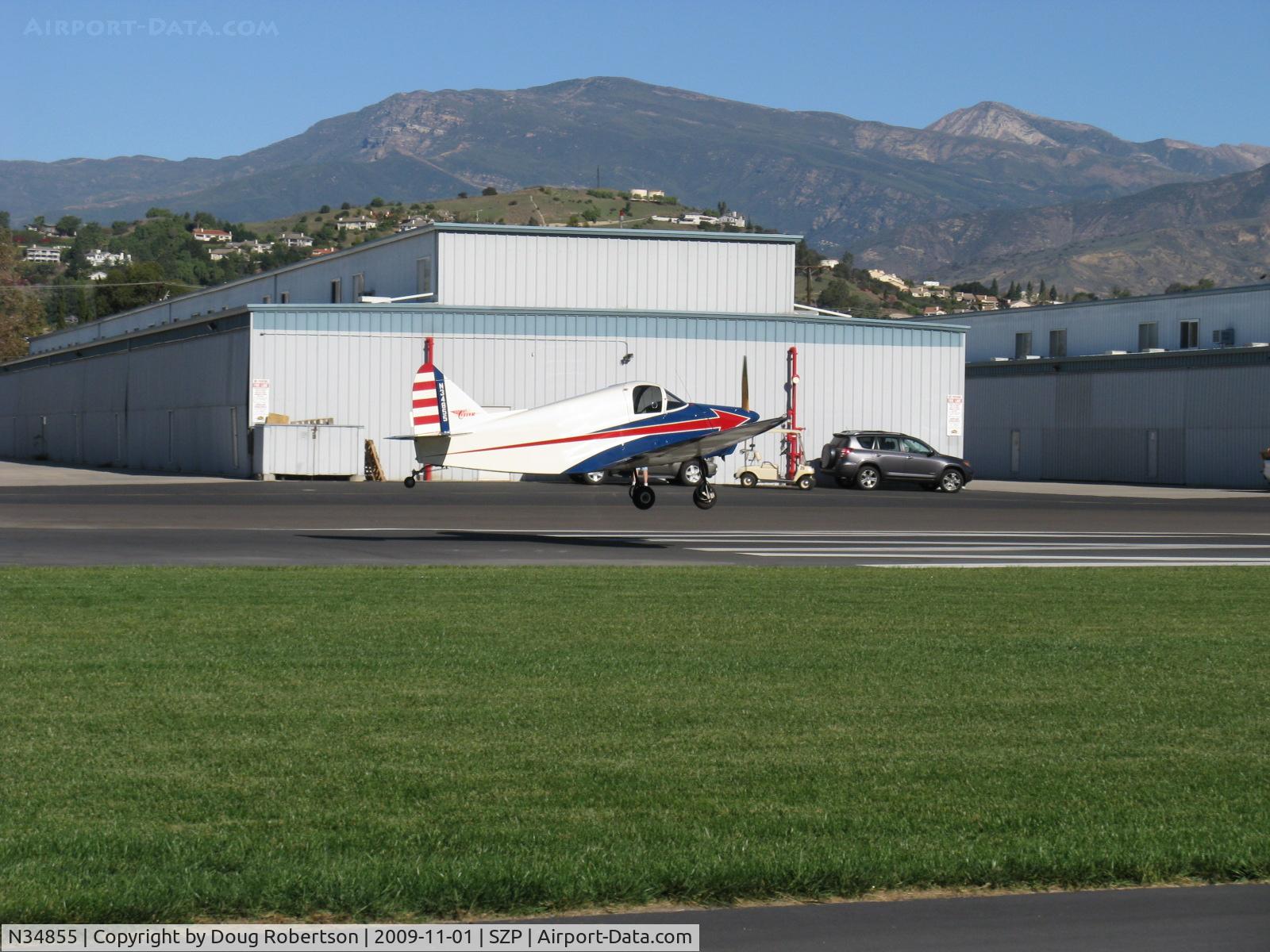N34855, 1941 Superior Culver LFA C/N 265, 1941 Superior Aircraft Co. Culver LFA CADET, Franklin 4AC199D&E 80 Hp, landing Rwy 04