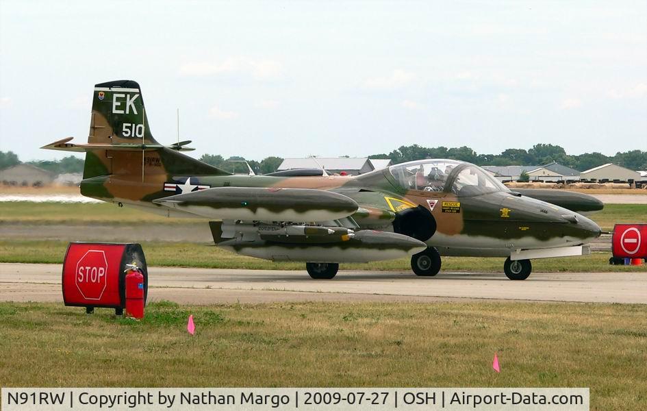 N91RW, Cessna A-37A Dragonfly C/N 40026, Ready to blast off this plane is fast.