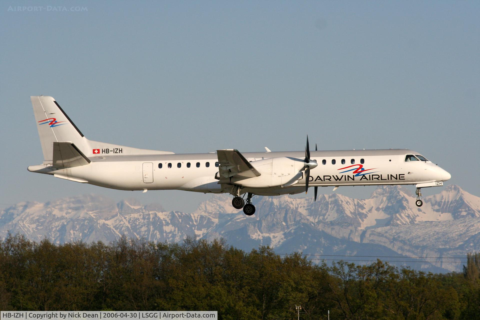 HB-IZH, 1994 Saab 2000 C/N 2000-011, LSGG