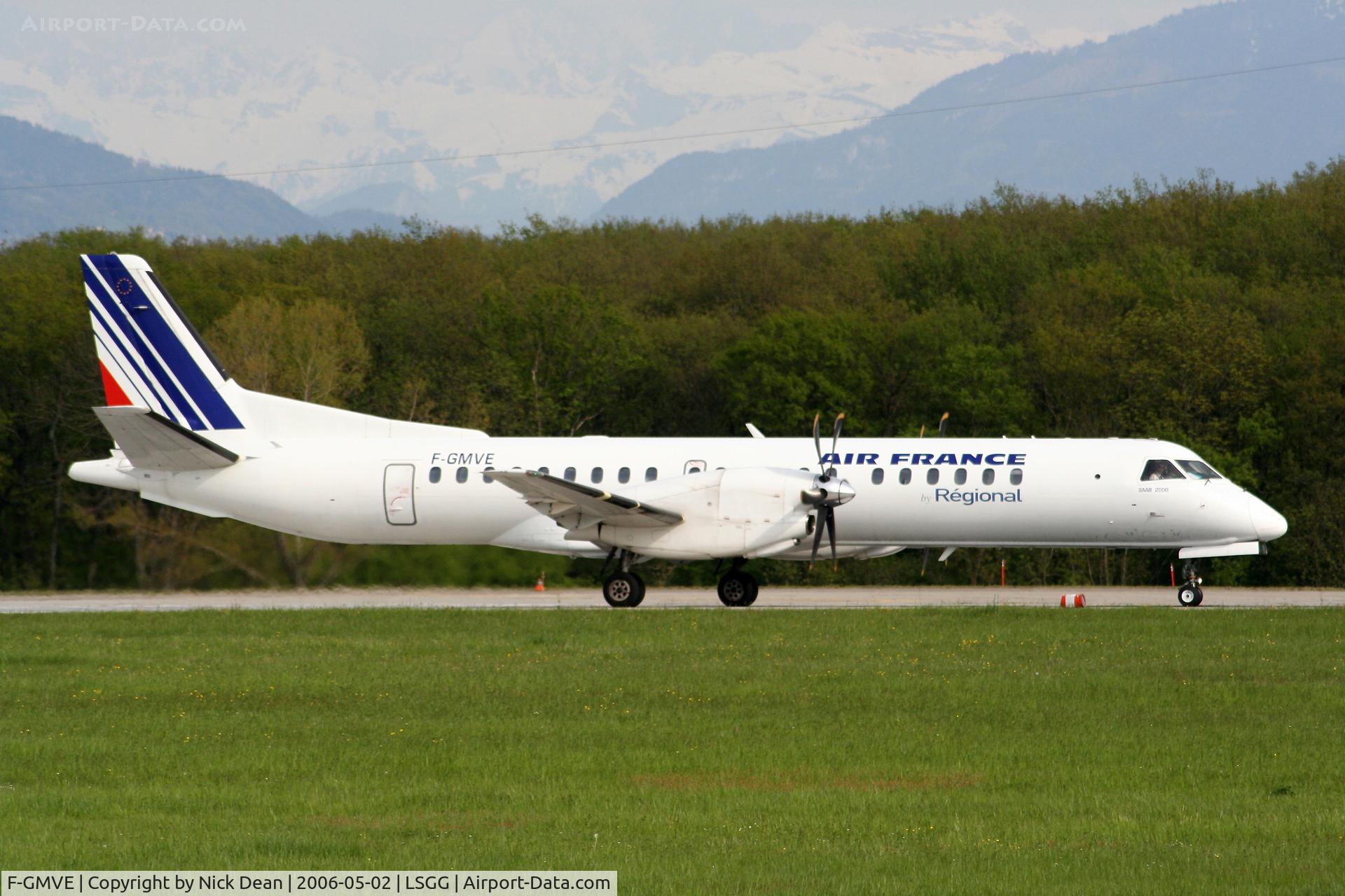 F-GMVE, 1996 Saab 2000 C/N 2000-040, LSGG