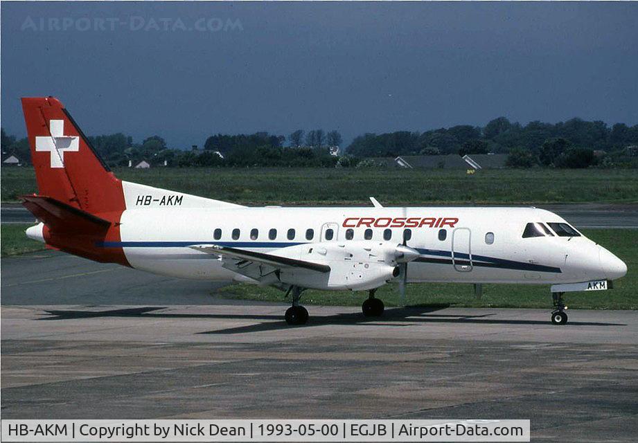 HB-AKM, 1990 Saab 340B C/N 340B-221, EGJB