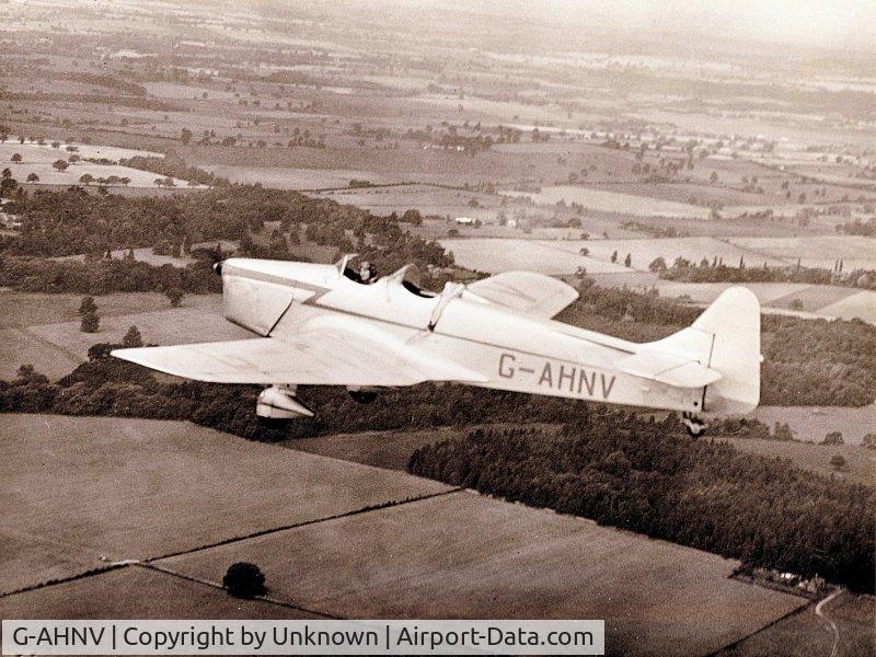 G-AHNV, Miles M14A Hawk Trainer 3 C/N 1949, My father flying plane in circa1948