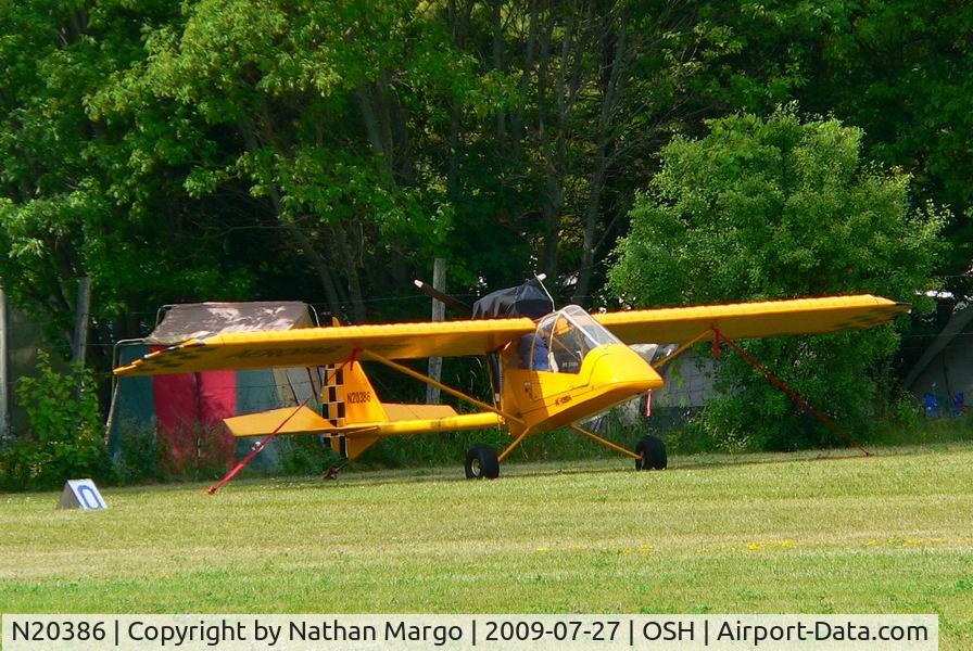 N20386, 2003 Kolb Kolbra C/N KB01-3-00007, Camped on the ultra-light grass of Oshkosh