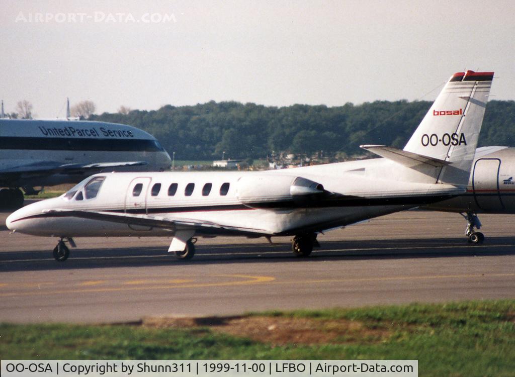 OO-OSA, 1988 Cessna S550 Citation IIS C/N S550-0147, Parked at the General Aviation area...