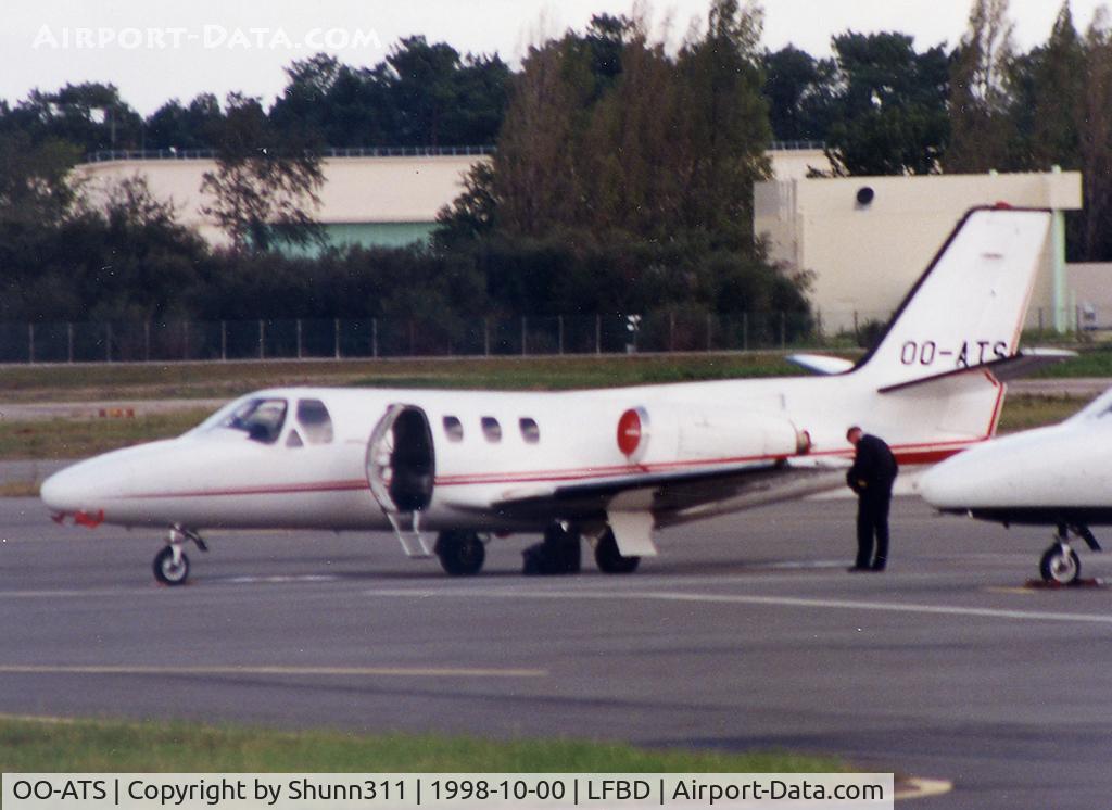 OO-ATS, 1972 Cessna 500 Citation I C/N 500-0044, Parked at the General Aviation area...