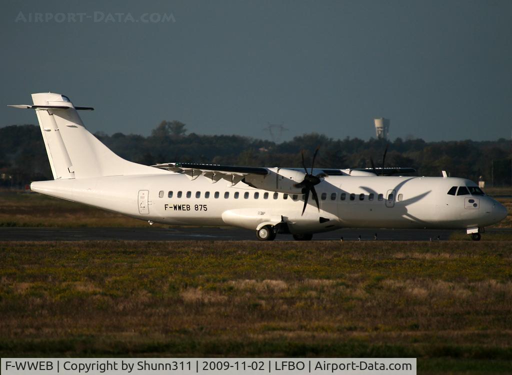 F-WWEB, 2009 ATR 72-212A C/N 875, C/n 875 - For Berjaya Air